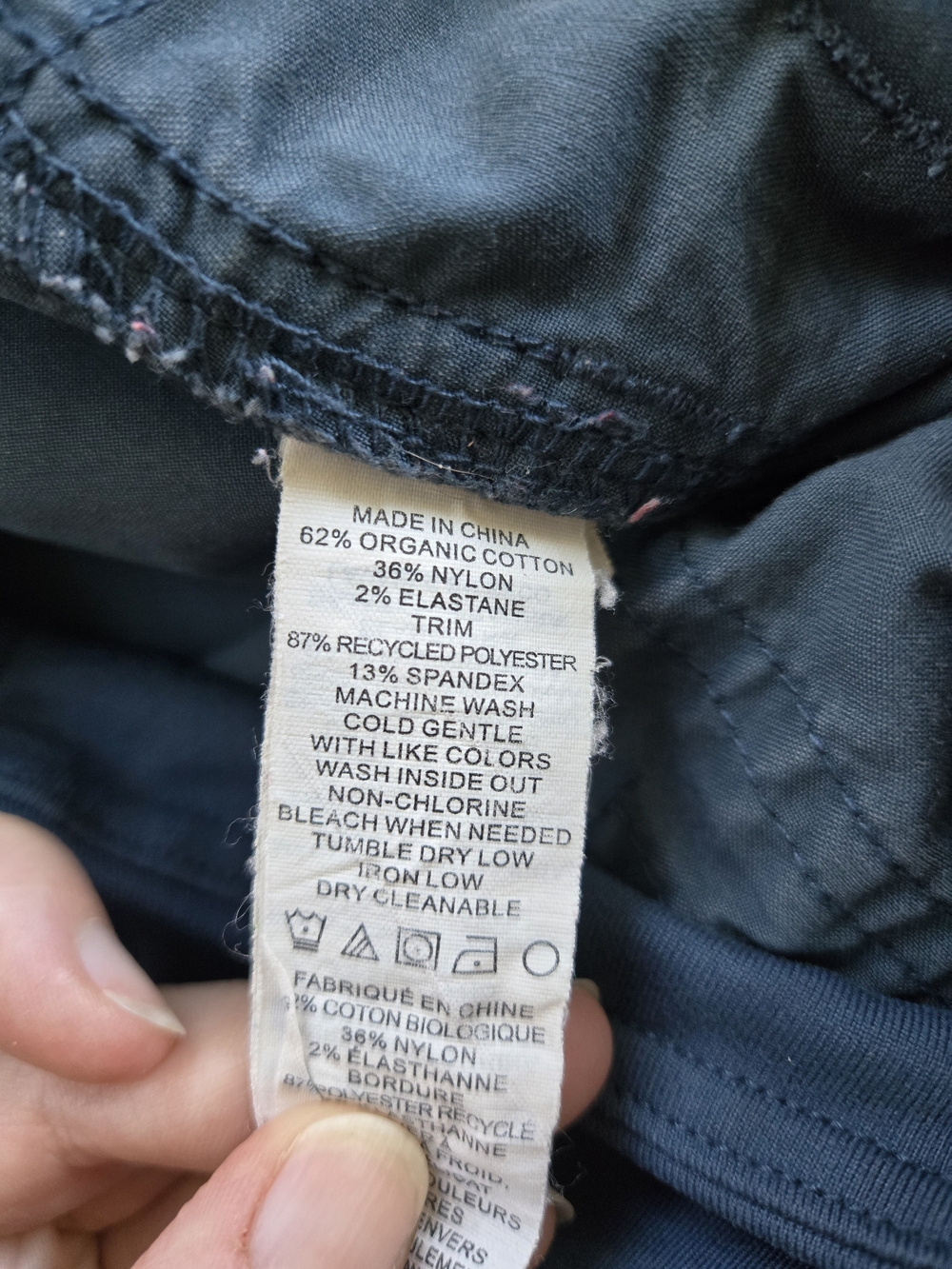 Women's Prana Slate Blue Kanab Shorts - Picture 4 of 4